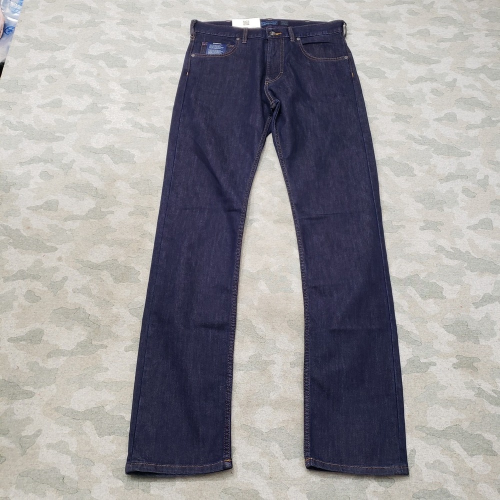 Patagonia Jeans Mens 32x34 Blue Denim Dark Wash NWT Straight Stretch Outdoors